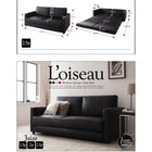 ソファベッド 二人掛け モダンデザイン