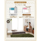 フロアベッド シングル ショート丈棚 コンセント付き スタンダードボンネルコイルマットレス付き ショート丈