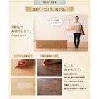 フロアベッド セミシングル ショート丈棚 コンセント付き スタンダードポケットコイルマットレス付き ショート丈