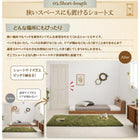 フロアベッド シングル ショート丈棚 コンセント付き スタンダードポケットコイルマットレス付き ショート丈