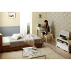 収納ベッド セミシングル ショート丈 棚 コンセント付き ベッドフレームのみ ショート丈