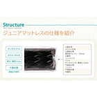 マットレス 薄型・軽量・高通気 ジュニア ボンネルコイル シングル レギュラー丈