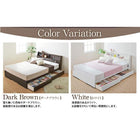 多機能ベッド シングル フラップ棚 照明 コンセントつき多機能ベッド ベッドフレームのみ