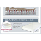 多機能ベッド セミダブル フラップ棚 照明 コンセントつき多機能ベッド ポケットコイルマットレス付き