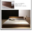 デザインベッド クイーン Q×1) モダン ベッドフレームのみ