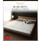 デザインベッド クイーン Q×1) モダン プレミアムポケットコイルマットレス付き