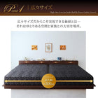 ファミリーローベッド ベッドフレームのみ ワイドK260 SD+D 棚 ライト コンセント付き