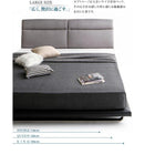 ローベッド クイーン Q×1) リクライニング機能付き スタンダードボンネルコイルマットレス付き