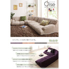 フロアソファ フロアコーナーソファ ハイタイプ 右コーナータイプ 1人掛け+2人掛け+コーナー