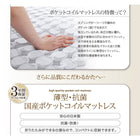 システムロフトベッド シングル 棚 コンセント付き 薄型軽量ボンネルコイルマットレス付き