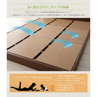 連結ベッド ワイドK220 棚 コンセント付き安全連結ベッド ベッドフレームのみ