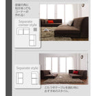 ハイタイプ ソファ 3点セット 1人掛け+2人掛け+コーナー カバーリング フロア コーナーソファ ふんわりウレタン