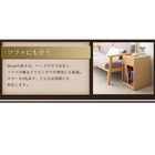 ナイトテーブル テーブル コンセント収納付き コンパクト W30