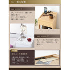 ナイトテーブル テーブル コンセント収納付き コンパクト W30