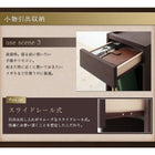 ナイトテーブル テーブル コンセント収納付き コンパクト W30