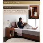 ナイトテーブル テーブル コンセント収納付き コンパクト W30