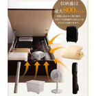 畳 ベッド ベット 跳ね上げ セミダブル 美草・日本製 深さレギュラー 組立設置付