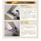 畳 ベッド ベット 跳ね上げ セミダブル 美草・日本製 深さレギュラー お客様組立