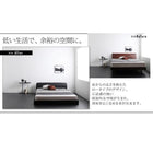 ベッドフレームのみ シングル フロアベッド ソフトレザー