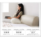 ベッドフレームのみ ダブルベッド フロアベッド ソフトレザー