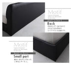 ダブルベッド フロアベッド ソフトレザー フランスベッド マルチラススーパースプリングマットレス付き