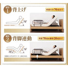 介護ベッド 電動ベッド 1モーター ベッド シングル ウレタンマットレス お客様組立