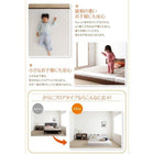 ベッドフレームのみ セミダブル 連結ベッド ロング丈 棚 照明 ベッド ロング丈