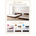 連結ベッド クイーン 国産ボンネルコイルマットレスハード付き クイーン(SS×2) ロング丈