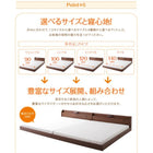 連結ベッド キング 国産ポケットコイル キング ロング丈