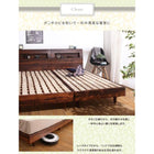 シングルベット すのこ ボンネルコイルマットレスハード付き