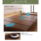 ベッド シングル スタンダードポケットコイル 木脚 フルレイアウト 幅100 ショート丈