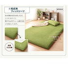 キルトケット ケット 敷パッド 2点セット セミダブル コットン 綿100 洗える 吸水 速乾