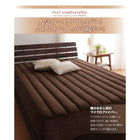 シングル ボックスシーツ マイクロファイバー 中わたボリュームタイプ