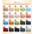 ダブル ボックスシーツ マイクロファイバー 中わたボリュームタイプ