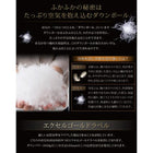 セミダブル 布団8点セット ベッドタイプ エクセルゴールドラベル ホワイトダックダウン90%羽毛布団