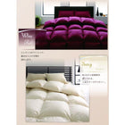 羽毛布団10点セット 和タイプ ダブル エクセルゴールドラベル ホワイトダックダウン90%