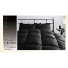 羽毛布団 8点セット 日本製 ウクライナ産ロイヤルゴールドラベル 和タイプ グースダウン93% セミダブル