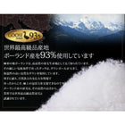 羽毛布団 シングル8点セット ポーランド産グースダウン93% プレミアムゴールドラベル和タイプ