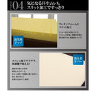 国産 350ニュートン!沈み込み知らずの超硬質バランスウレタンマットレス 三つ折りタイプ シングル