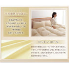 ホワイトダックダウン90%羽毛掛布団 セミダブル エクセルゴールドラベル