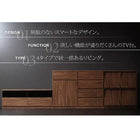 テレビボード + チェスト 2点セット シンプルモダンリビングシリーズ