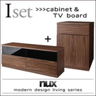 テレビボード + キャビネット 2点セットシンプルモダンリビングシリーズ