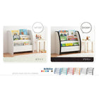 絵本ラック 子供部屋 収納 スリムタイプソフト素材 キッズ家具シリーズ