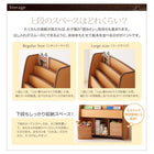 本棚 レギュラー ソフト素材 リビングカラーシリーズ