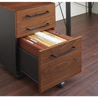 システムデスク 3点セット デスク + ワゴン + チェア 幅120