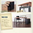 デスク ワゴン セット 120 2点セット デスク+ワゴン W120 在宅ワーク コンパクト 省スペース