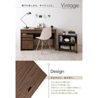 システムデスク ウォールナットデザイン おしゃれ W120