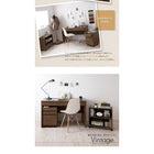 システムデスク ウォールナットデザイン おしゃれ W120