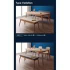 ダイニング 4点セット(テーブル+チェア2+ベンチ1) W150 天然木 おしゃれ 北欧 天然木 おしゃれ 北欧