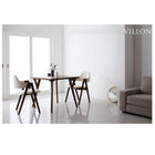 北欧 おしゃれ ダイニング3点セット(テーブル+チェア2) W80